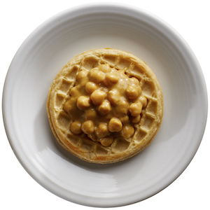RECIPE Peanut Butter Curry Chickpea Waffles