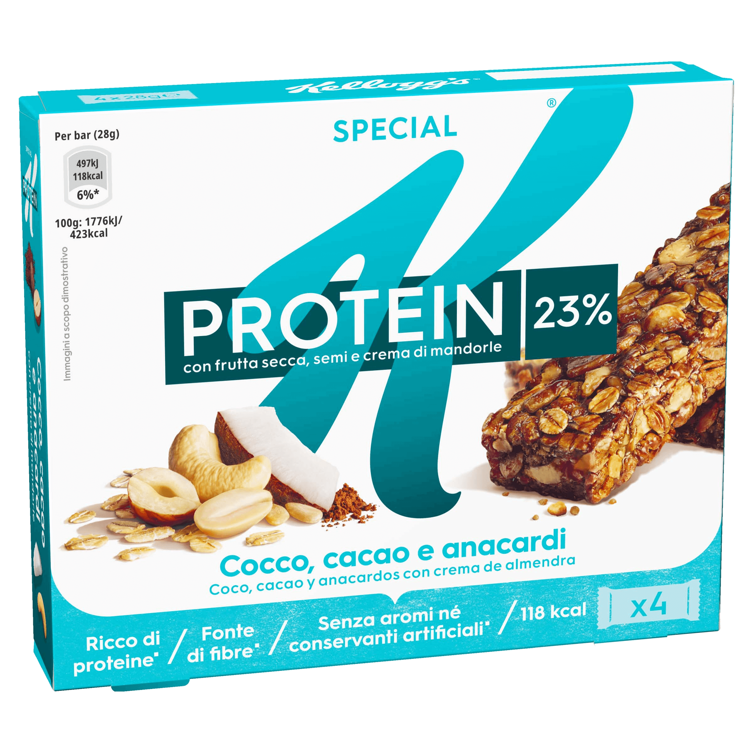Special K Protein Barrita Chocolate, Coco & Anacardo Kellogg's