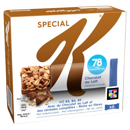 Barres Special K chocolat au lait