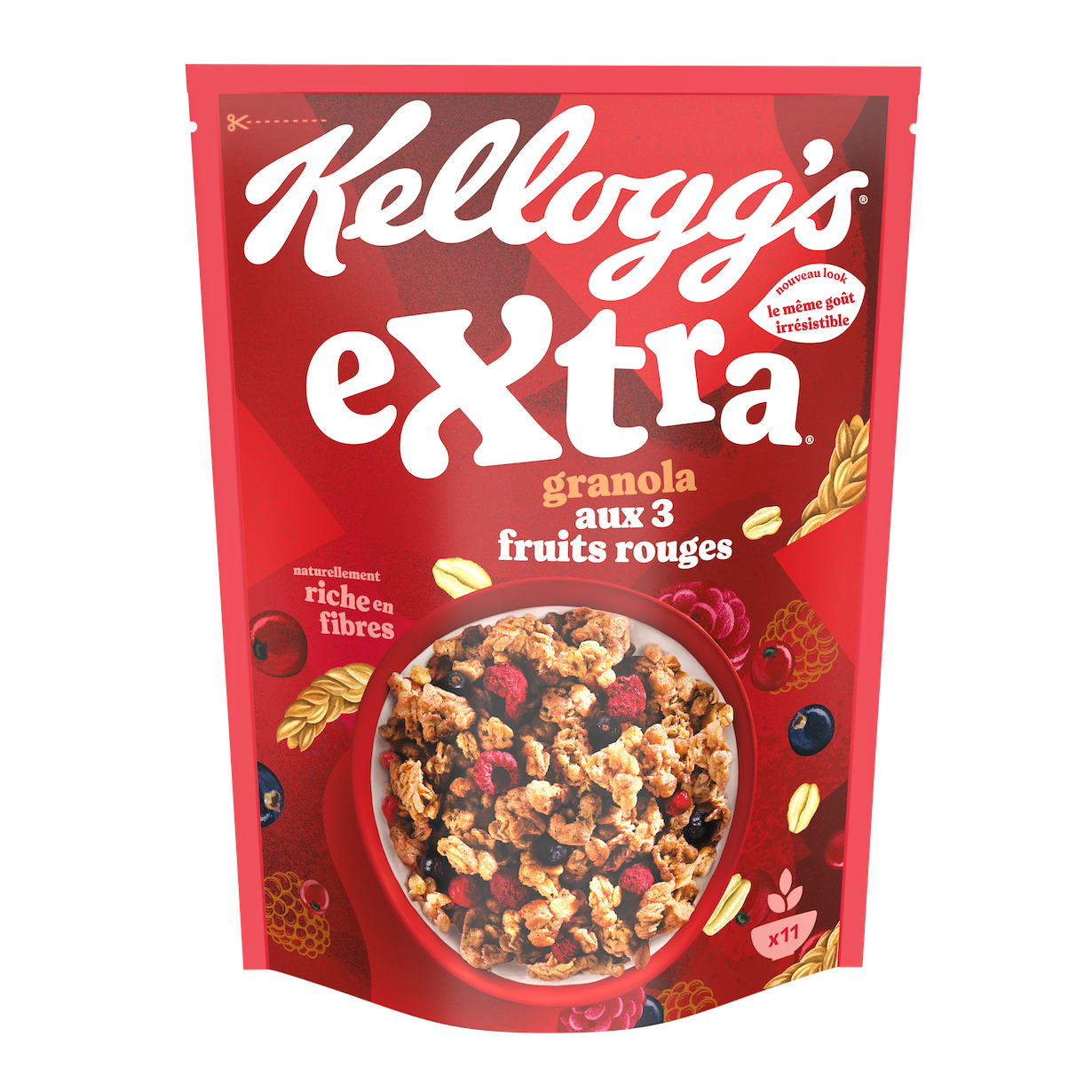 Extra aux 3 Fruits Rouges Kellogg's