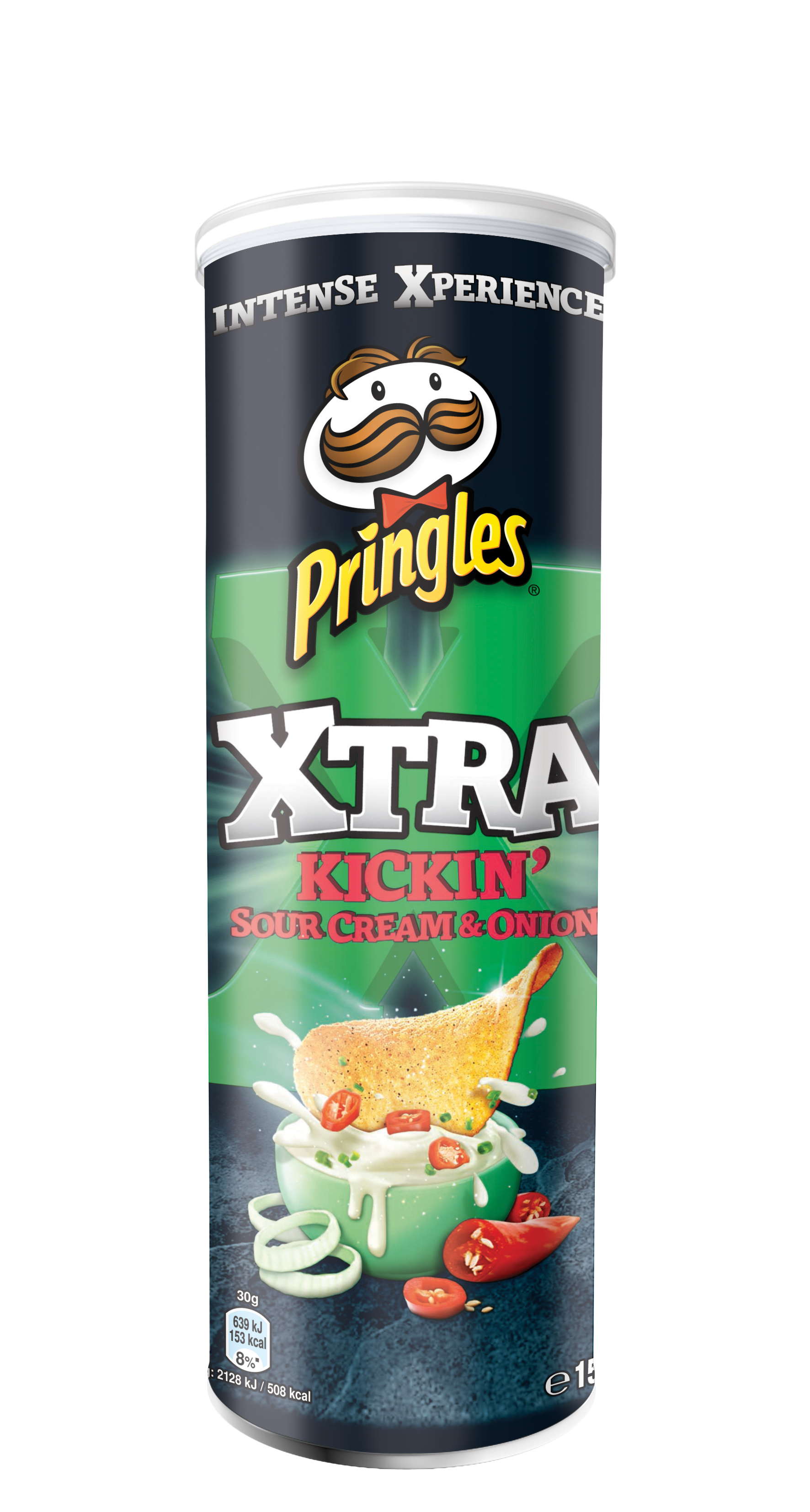 Pringles Xtra Kickin' Sour Cream & Onion