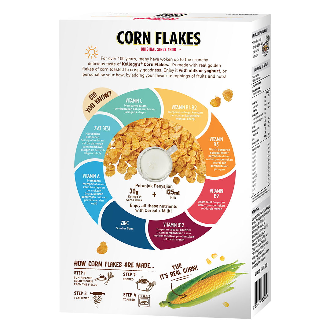 Corn Flakes Label At Marie Mahle Blog