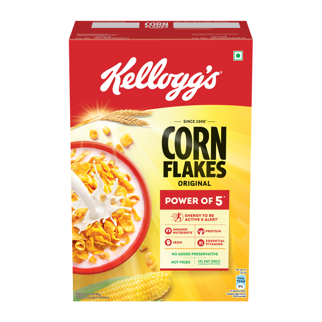 Kellogg s Corn Flakes Original Cold Breakfast Cereal 18 Oz Shop Prices 