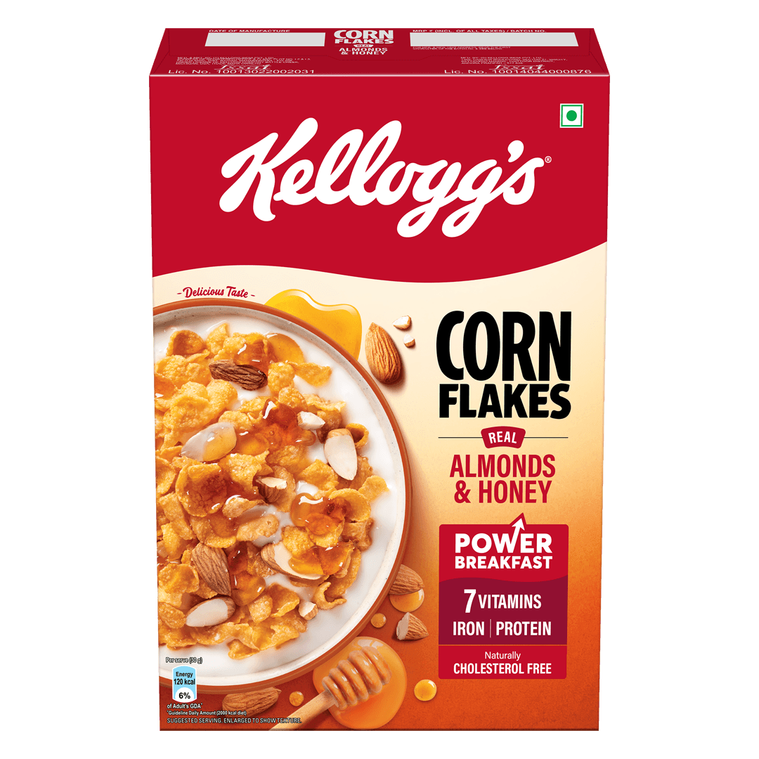 Kellogg's&reg; Corn Flakes Real Almonds &amp; Honey