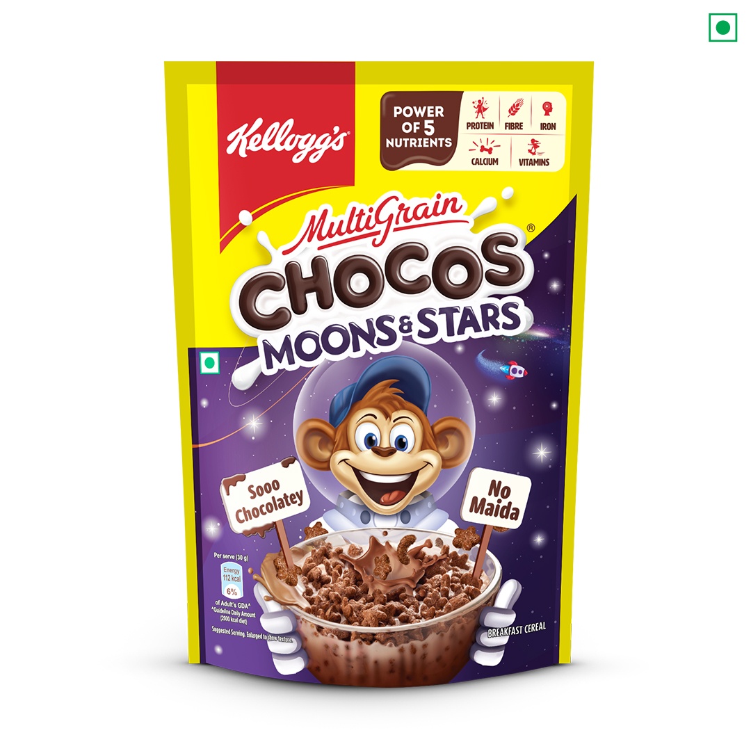 Kellogg's&reg; Multigrain Chocos&reg; Moons &amp; Stars