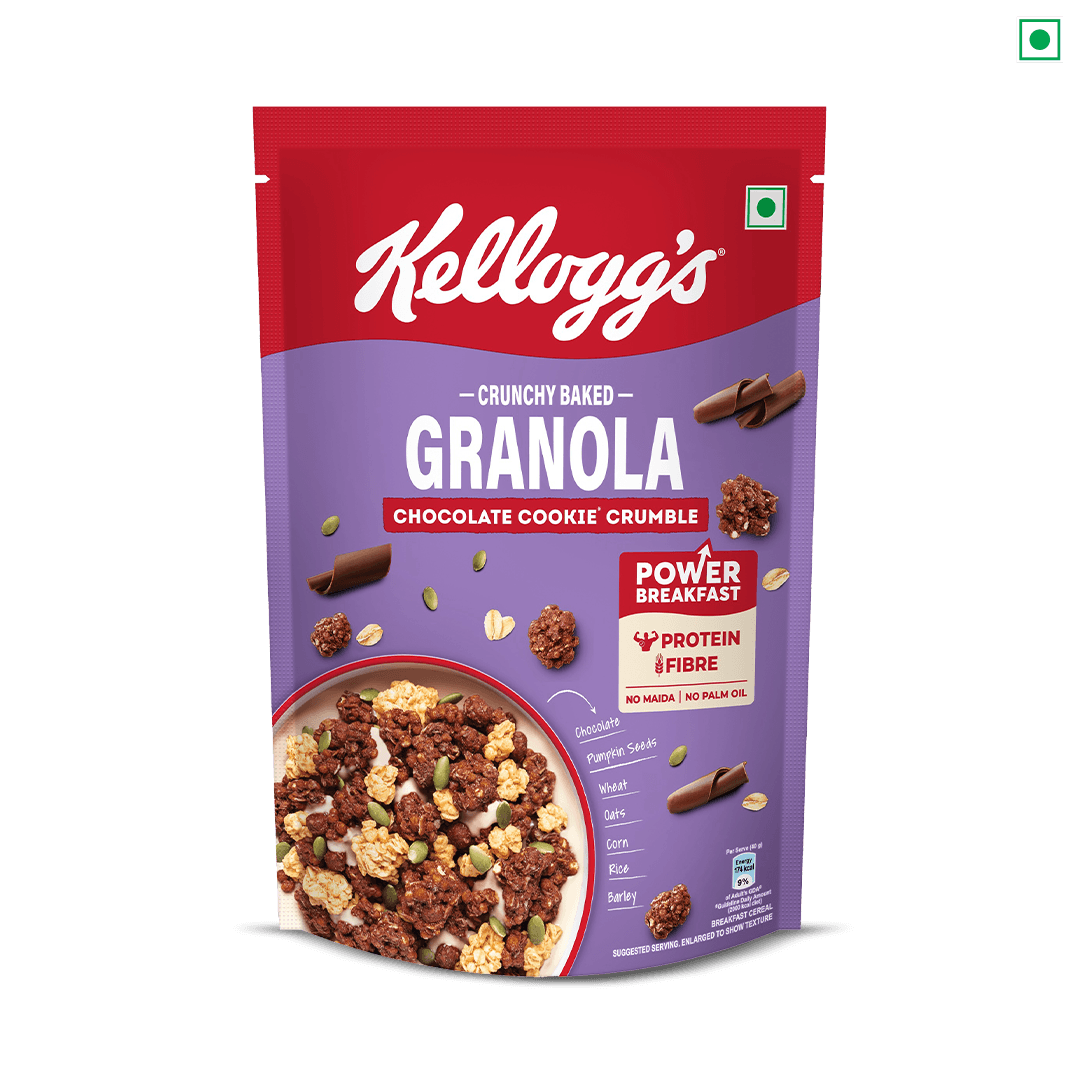 Kellogg's&reg; Crunchy Baked Granola Chocolate Cookie Crumble