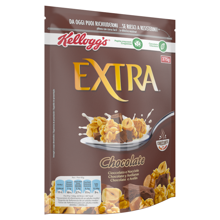 Extra® Cioccolato E Nocciole | Kellogg's