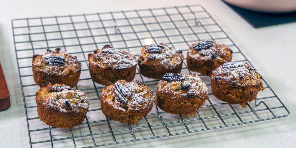 Caramelised Apple Crunch Pecan Muffin with Corn Flakes carousel 1