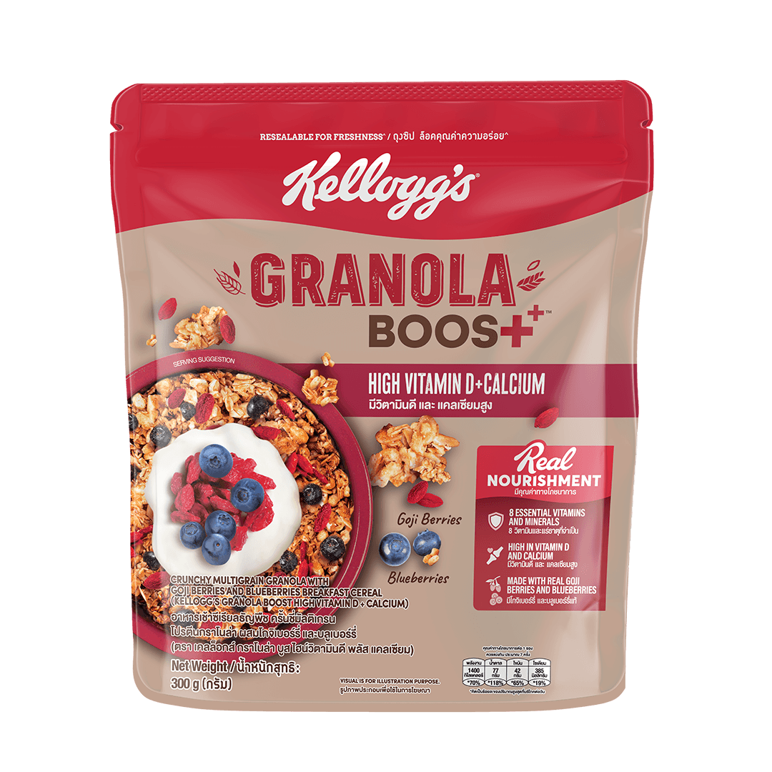 Kellogg's&reg; Granola Boos+ High Vitamin D+ Calcium