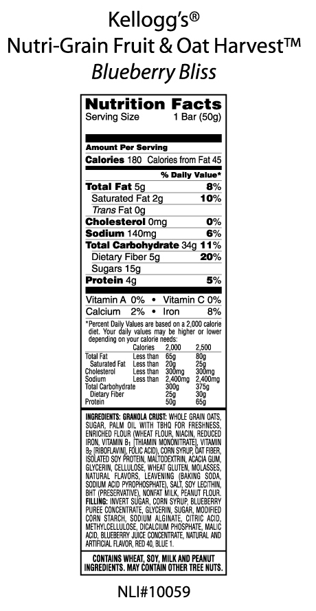 My Results And Review Of Blueberry Nutri Grain Bar Nutrition Facts My Results And Review Of Blueberry Nutri Grain Bar Nutrition Facts