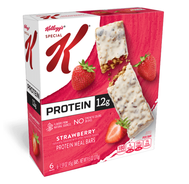 Kellogg's® Special K® Strawberry Protein Meal Bars SmartLabel™