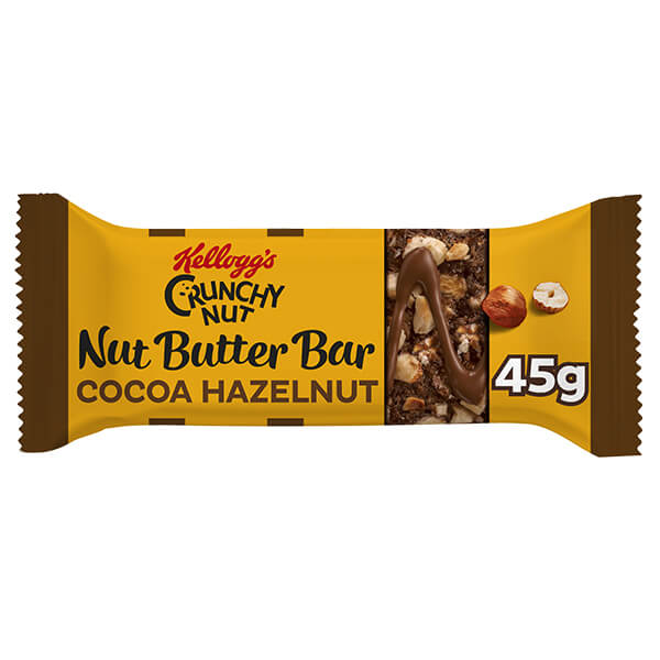 Kellogg Crunchy Nut Cocoa & Hazelnut Nut Butter Bar Kellogg's