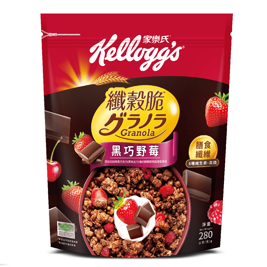 Dark Chocolate Granola - &#23478;&#27138;&#27663;&reg;&#32406;&#31296;&#33030; &ndash; &#40657;&#24039;&#37326;&#33683; Kellogg's&reg; Dark Chocolate Granola
