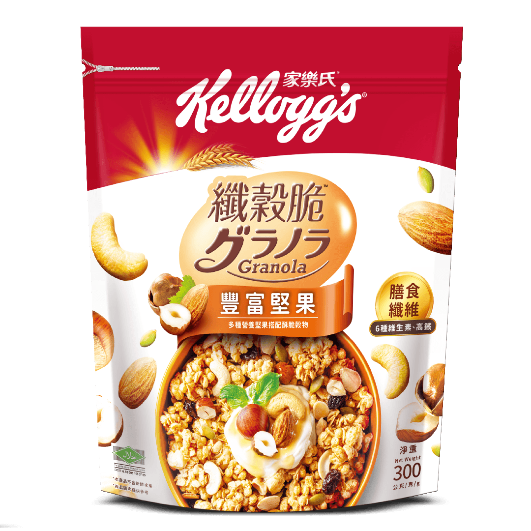 Deluxe Nuts Granola - &#23478;&#27138;&#27663;&reg;&#32406;&#31296;&#33030; &ndash; &#35920;&#23500;&#22533;&#26524; Kellogg's&reg; Deluxe Nuts Granola