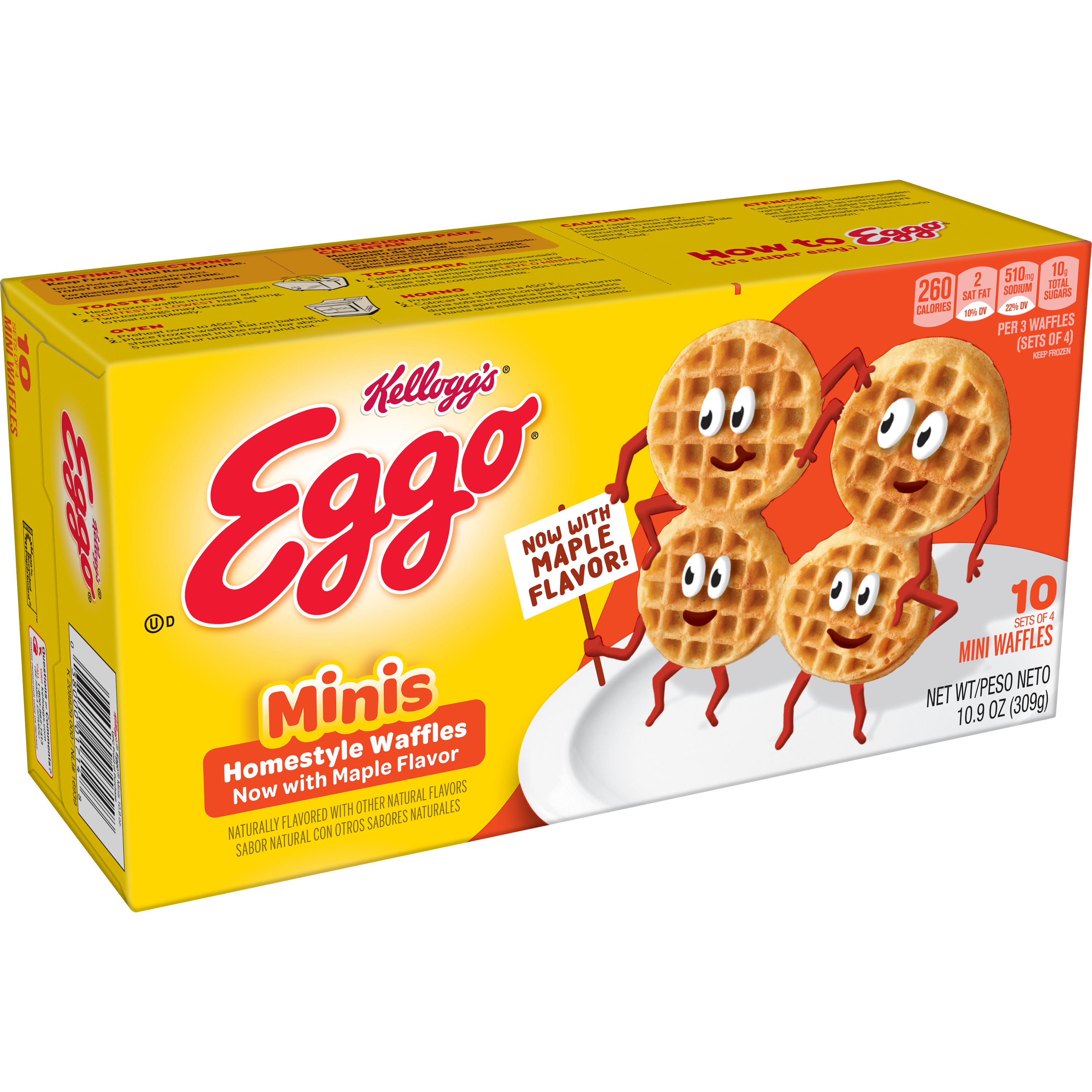 Frozen Toaster Waffles L Eggo With Eggo 