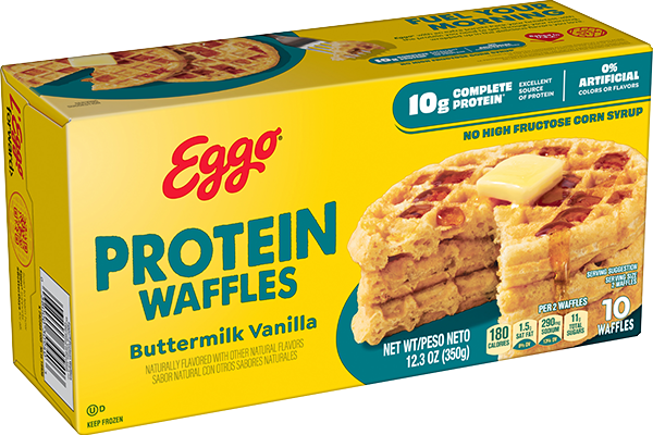 Eggo® Protein Buttermilk Vanilla Waffles Image