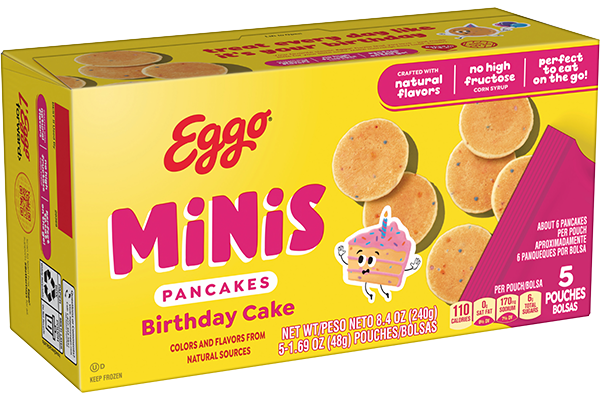 Eggo® Minis Birthday Cake Pancakes Image