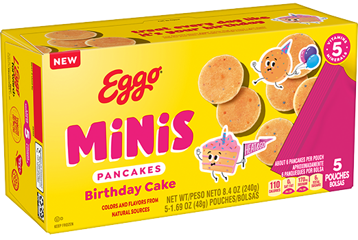 Eggo® Minis Birthday Cake Pancakes