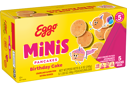 Eggo® Minis Birthday Cake Pancakes Image