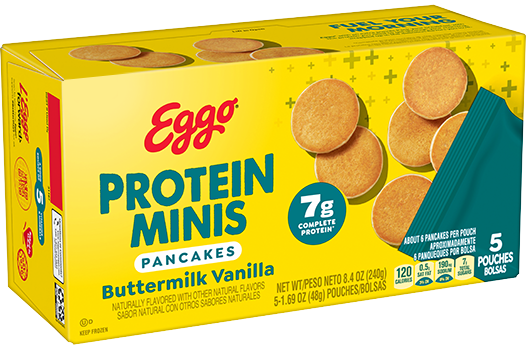 Eggo® Minis Protein Buttermilk Vanilla Pancakes Image