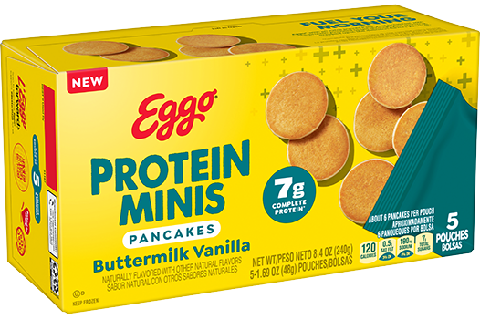 Eggo® Minis Protein Buttermilk Vanilla Pancakes