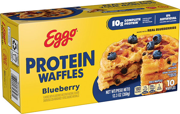 Eggo® Protein Blueberry Waffles Image