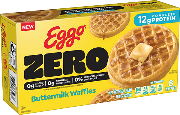 Eggo® Zero Buttermilk Waffles Image
