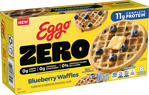 Eggo® Zero Blueberry Waffles Image