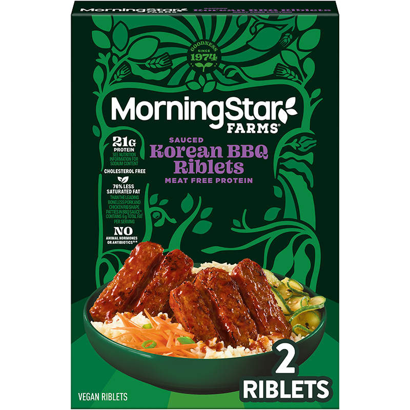 MorningStar Farms® Korean BBQ Riblets Image