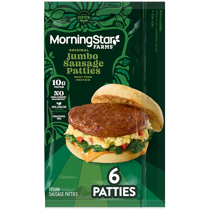 MorningStar Farms® Jumbo Breakfast Sausage Patties