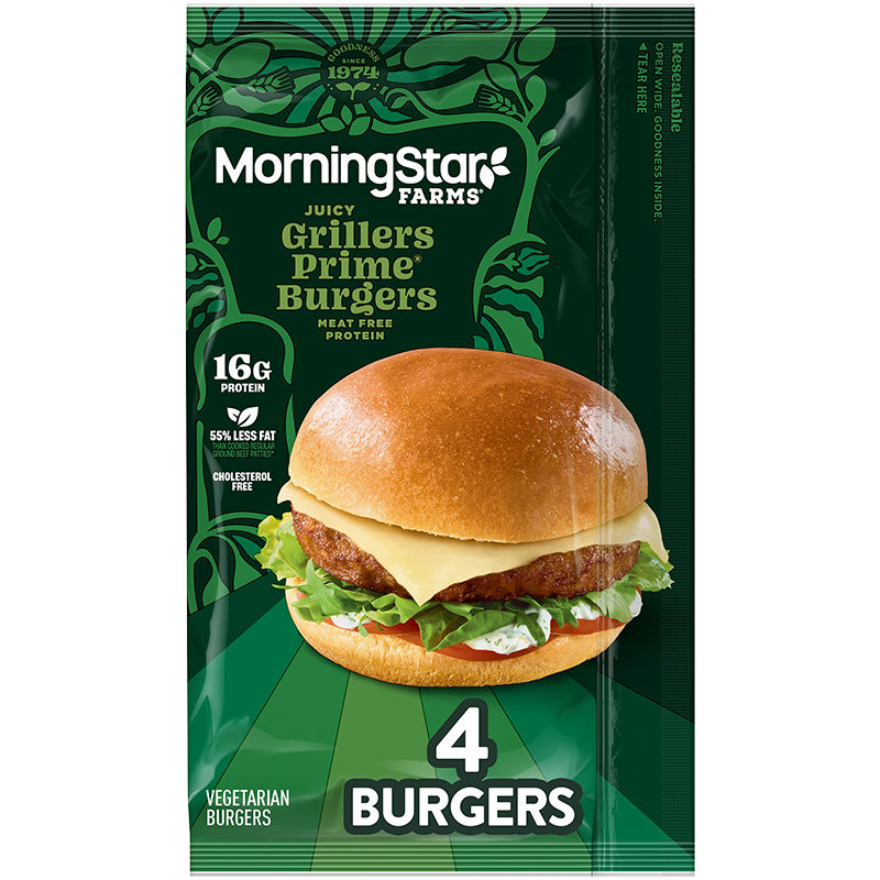 MorningStar Farms® Grillers Prime Burgers Image