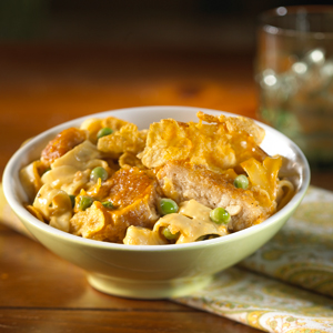 Chik'n Nuggets Noodle Casserole Recipe