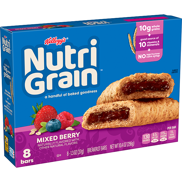 Nutri-Grain® Mixed Berry Breakfast Bars Image