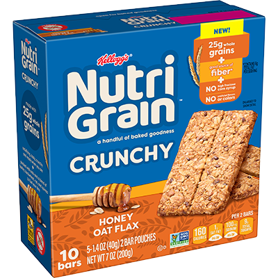 Nutri-Grain® Crunchy Honey Oat Flax Bars Image