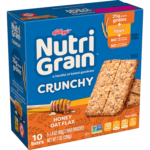Nutri-Grain® Crunchy Honey Oat Flax Bars