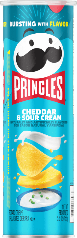 Pringles® Cheddar & Sour Cream Crisps - SmartLabel™