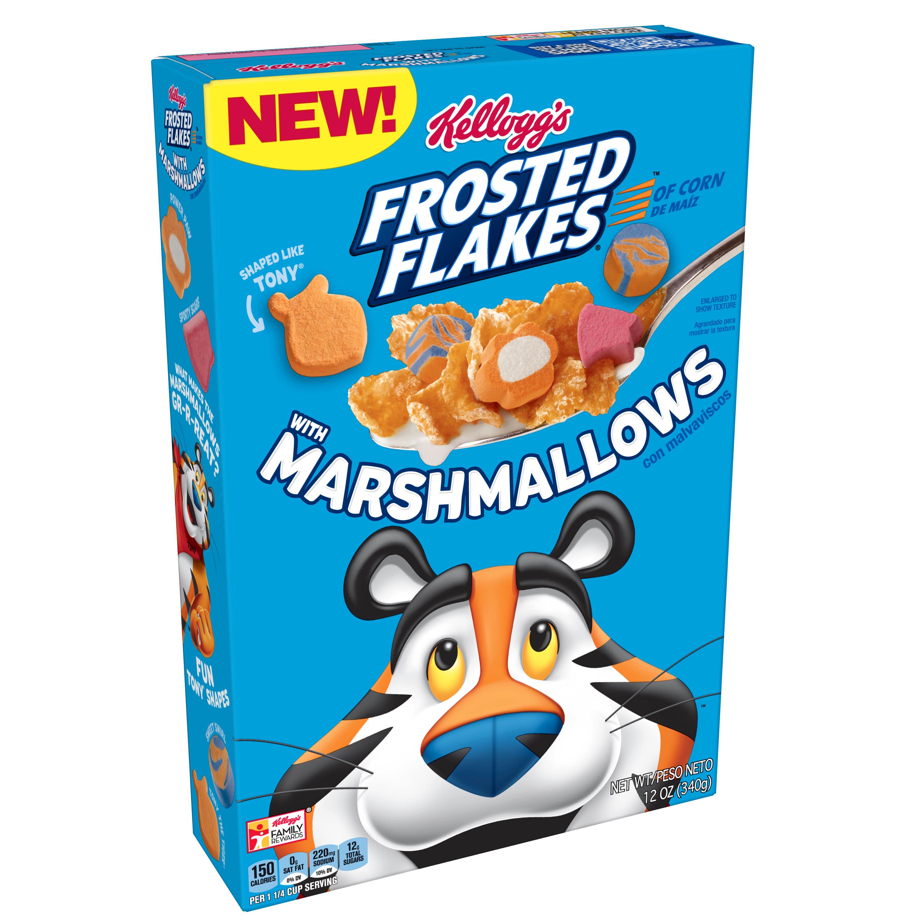 Kellogg's Frosted Flakes cereal with Marshmallows