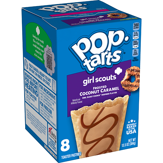 Girl Scouts® Frosted Coconut Caramel Pop-Tarts®