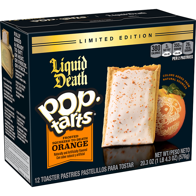 Liquid Death Frosted Squeezed to Death Orange Pop-Tarts®
