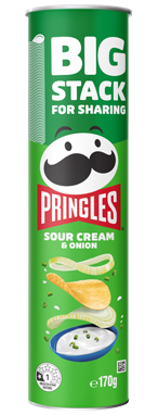 Pringles® Sour Cream & Onion Big Stack 170g