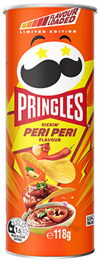 Pringles&reg; Kickin' Peri Peri Flavour Chips - 118g