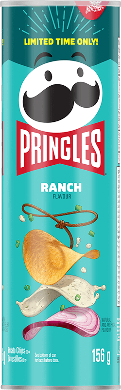 Pringles® Ranch Flavour Potato Chips Image