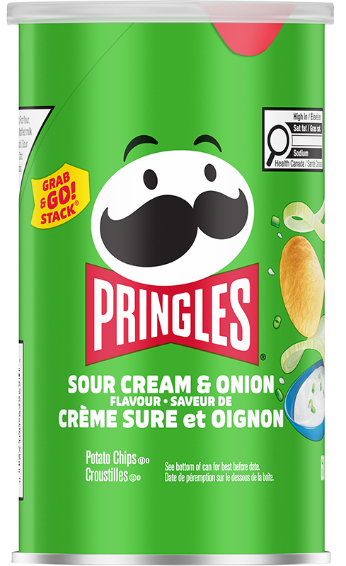 Pringles® Grab & Go Stack® Sour Cream & Onion Flavour Potato Chips Image