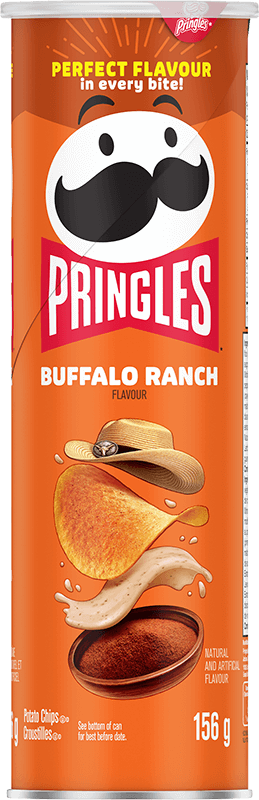 Pringles® Buffalo Ranch Flavour Potato Chips Image