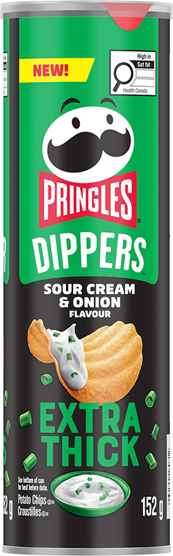 Pringles® Dippers™ Sour Cream & Onion Flavour Potato Chips 