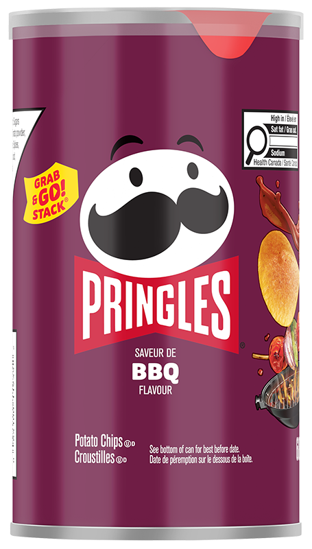 Croustilles Pringles® Grab & Go Stack® Saveur de BBQ Image
