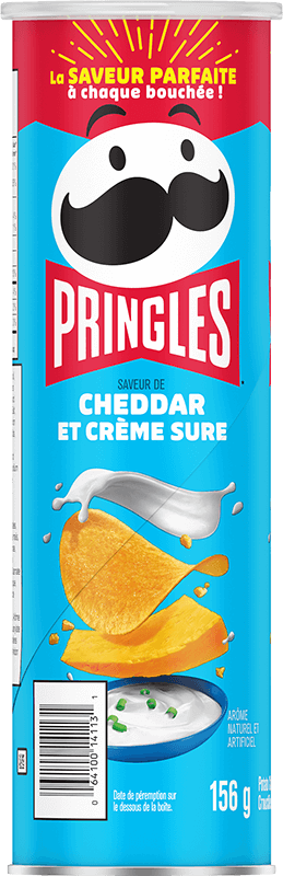 Croustilles Pringles® Saveur de cheddar et crème sure