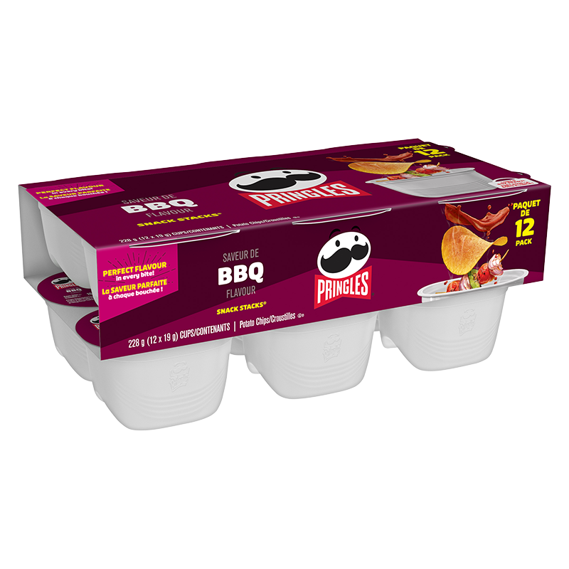 Croustilles Pringles® Snack Stacks® Saveur de BBQ Image