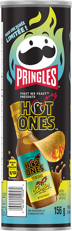 Croustilles Pringles® Hot Ones Saveur de Los Calientes Verde  Image