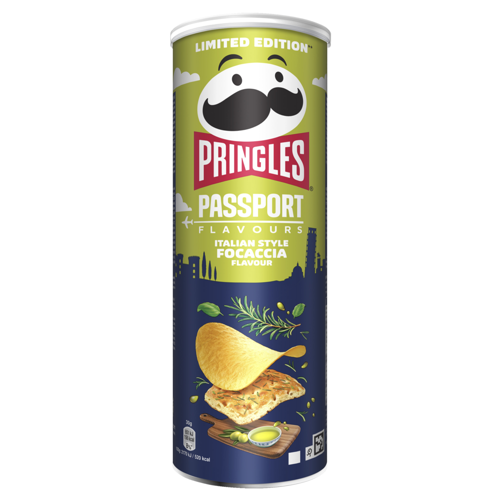 Pringles Passport Italian Style Focaccia Flavour - Pringles UK